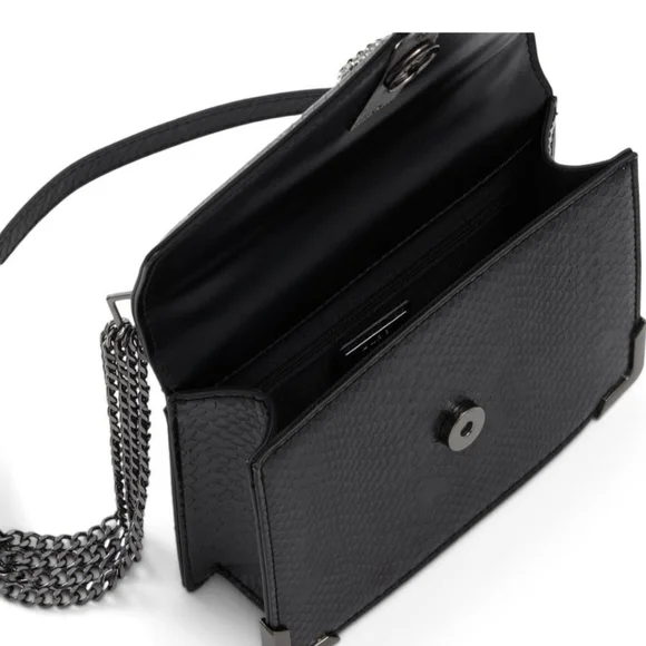 Aldo Pippirx Womens CrossBody Bag Black - Picture 4 of 12